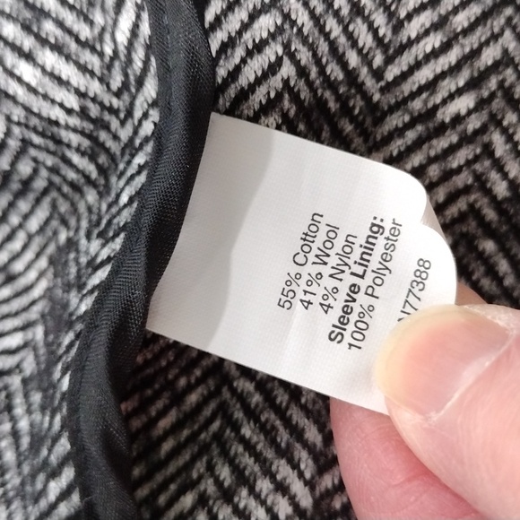 J. Crew gray heather cotton blend double breasted blazer/coat. Size 14 - Picture 3 of 12